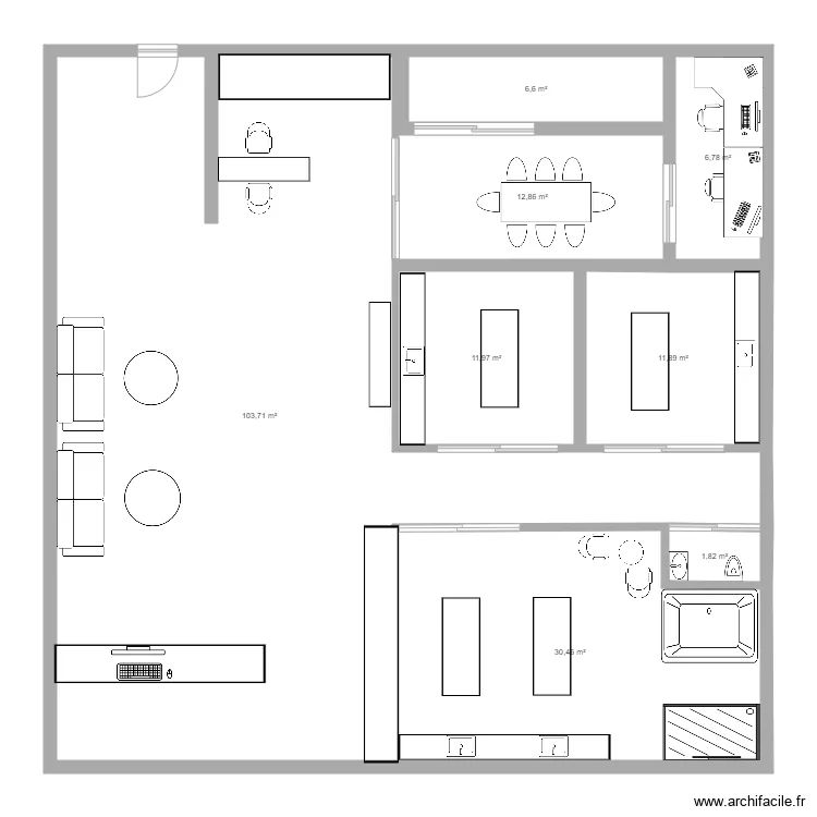 kireina HOUSSE. Plan de 