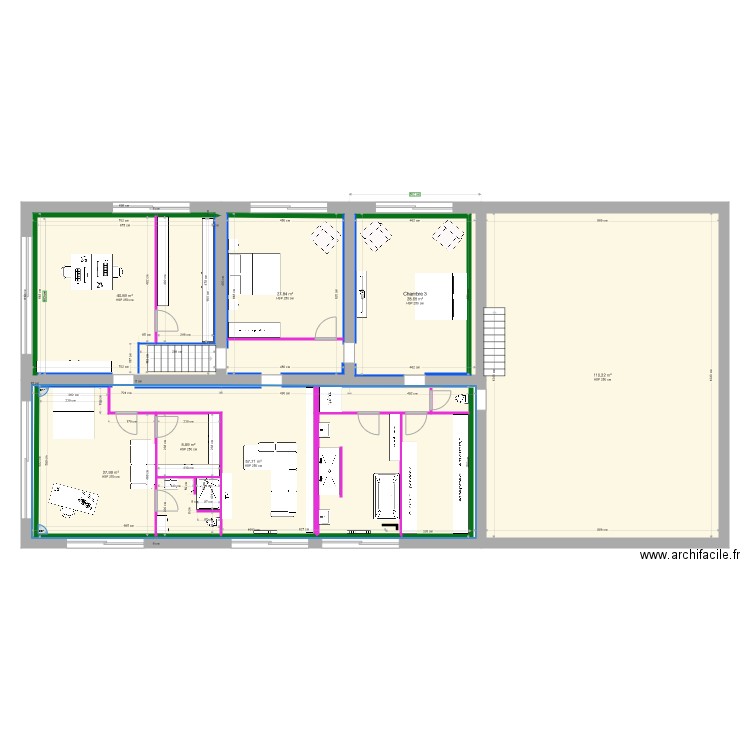 ETAGE1 V2. Plan de 0 pièce et 0 m2