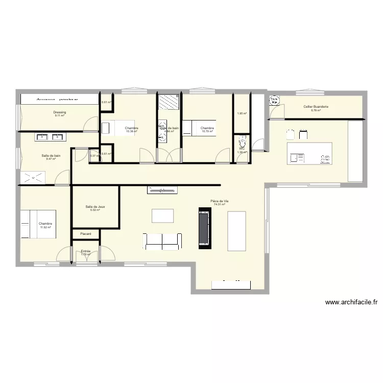 beckendorf rivere. Plan de 
