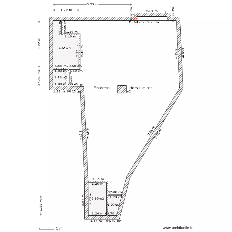 sous-sol hors limites. Plan de sous-sol hors limites. Plan de