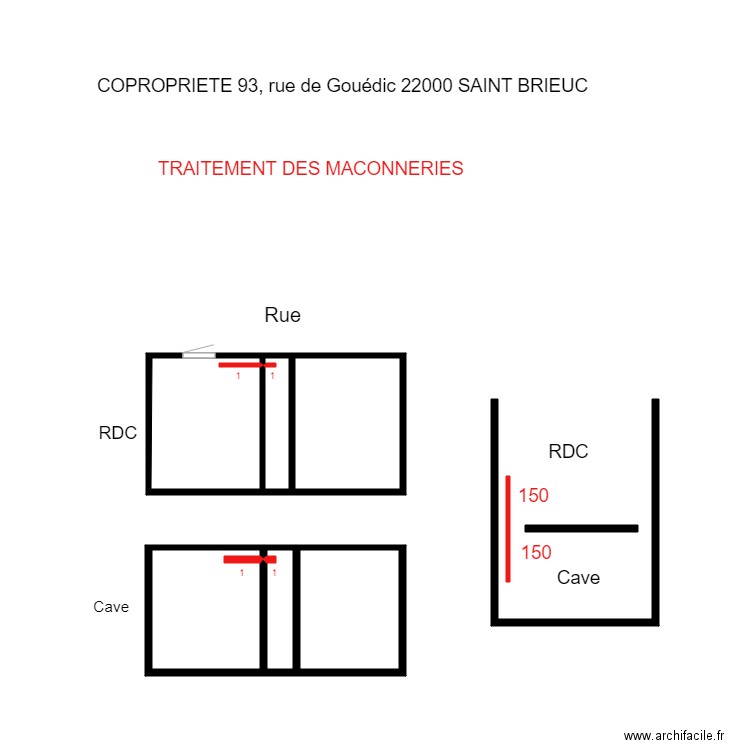 GOUEDIC. Plan de 0 pièce et 0 m2