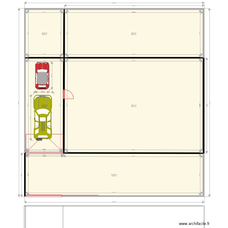 PLAN RDC 27Août 2018 Modif le . Plan de 0 pièce et 0 m2