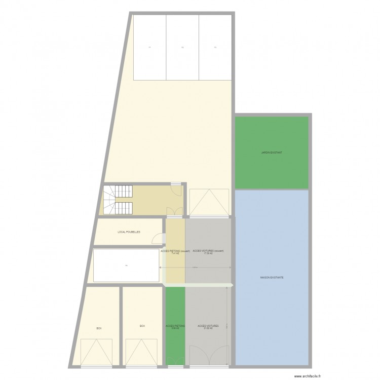 ce PARK  recul 6m . Plan de 0 pièce et 0 m2