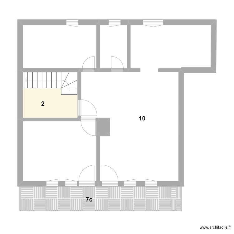 Combles - Mazembraz. Plan de 0 pièce et 0 m2