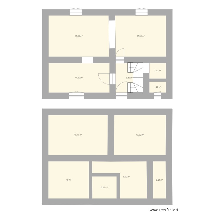 Maison. Plan de 0 pièce et 0 m2