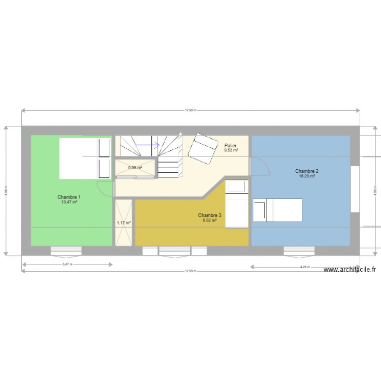 MAISON . Plan de 0 pièce et 0 m2