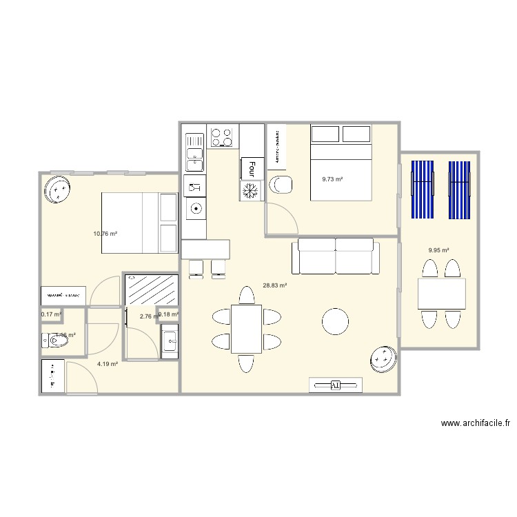 Santa Clara 2 optimiséV3. Plan de 0 pièce et 0 m2