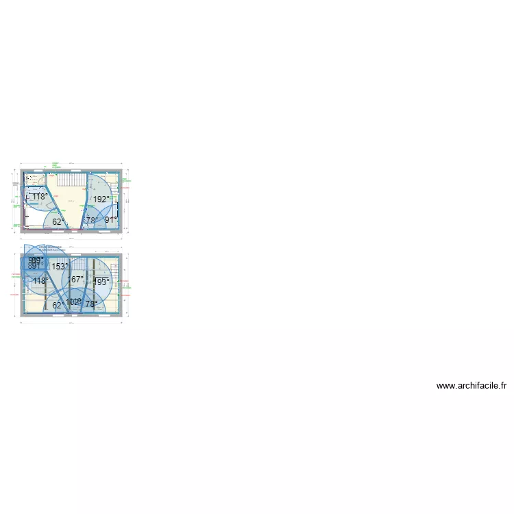 etage marzan v9. Plan de 