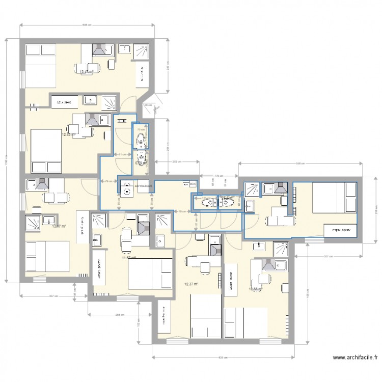 Studio 2 V1. Plan de 0 pièce et 0 m2