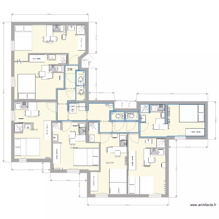 Studio 2 V1. Plan de 
