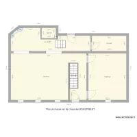 plan de masse MONSTRELET rez de chauss&eacute;e