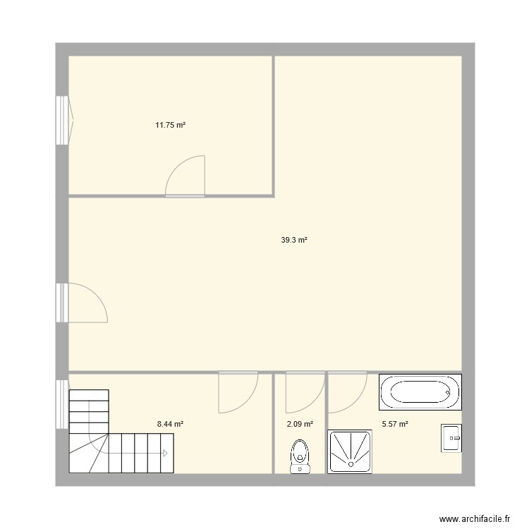 COUBLE St Martin la Sauveté. Plan de 0 pièce et 0 m2