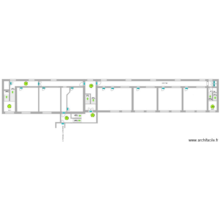 Ecole de La Calamine Bâtiment B plus 690. Plan de 0 pièce et 0 m2