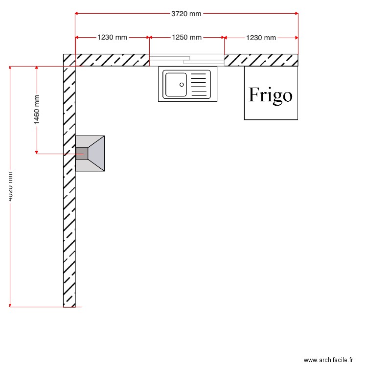 Cuisine Deyrier Mermier. Plan de 0 pièce et 0 m2