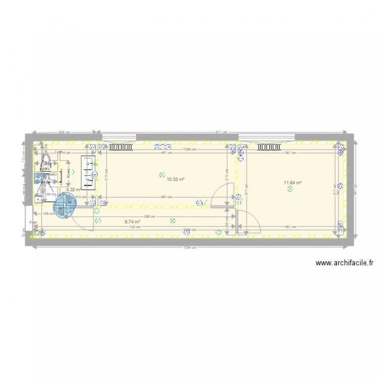 GLISSANT. Plan de 0 pièce et 0 m2