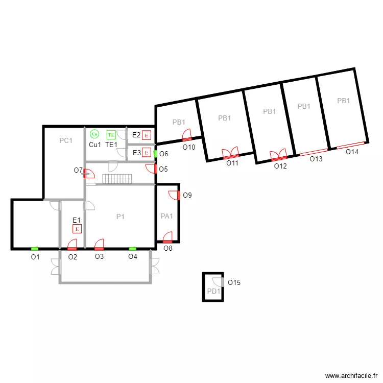 GR0009logement. Plan de GR0009logement. Plan de