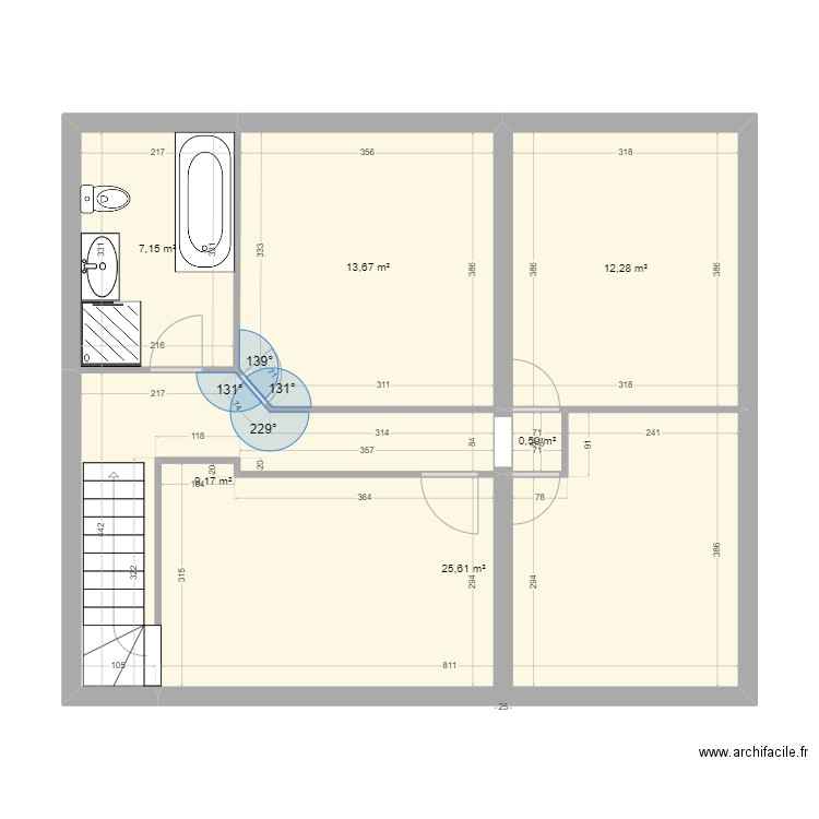 etage. Plan de 0 pièce et 0 m2