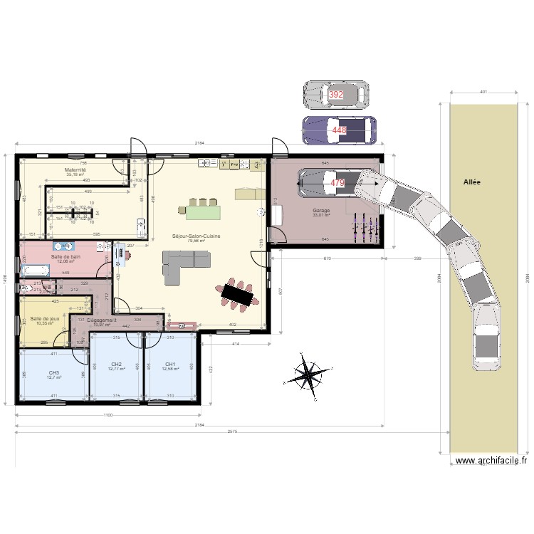 plan réduit 5. Plan de 11 pièces et 304 m2