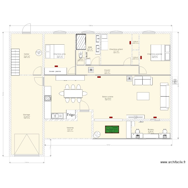 MAISON MAMAN. Plan de 0 pièce et 0 m2