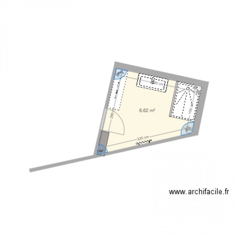 SdB modèle 1. Plan de 0 pièce et 0 m2