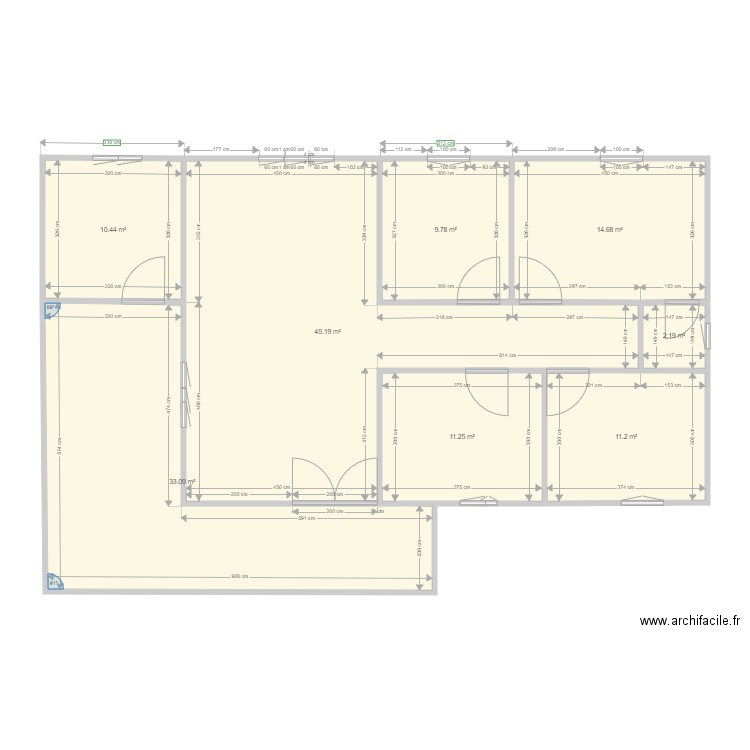 Maison village. Plan de 0 pièce et 0 m2