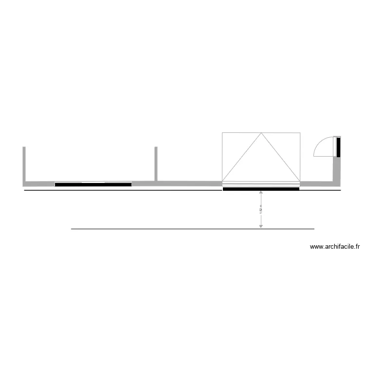 fa&ccedil;ade avant. Plan de 