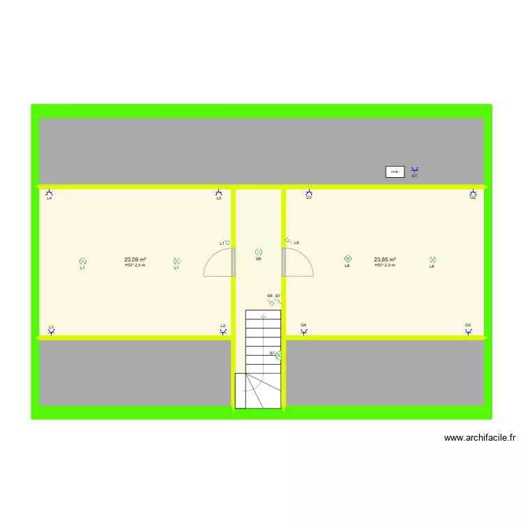 Plan elec maison. Plan de 