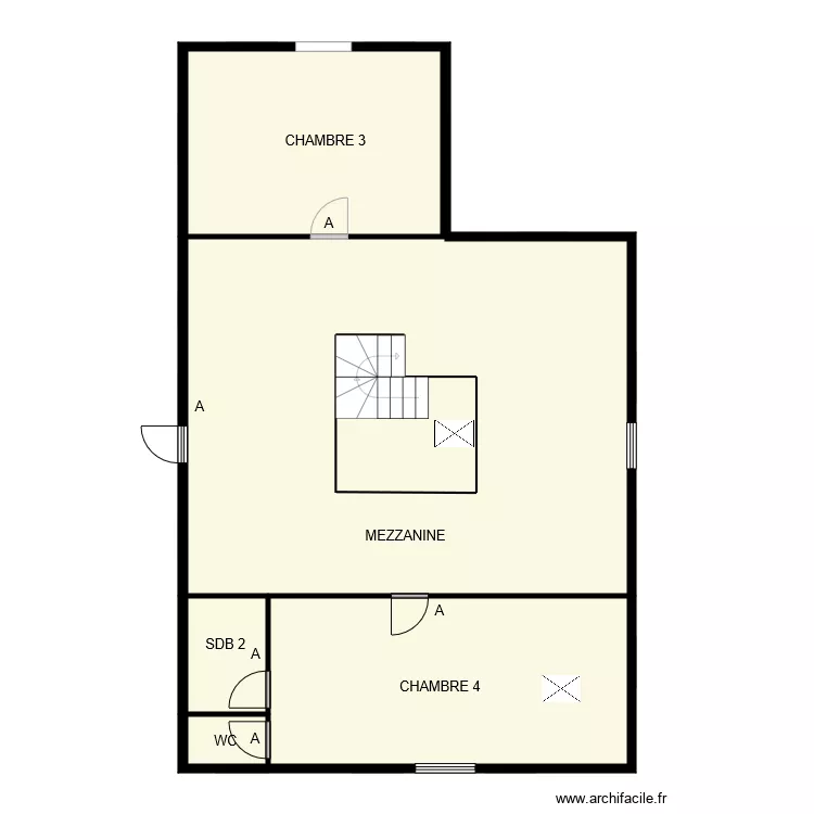 184764 MARTHELOT. Plan de 
