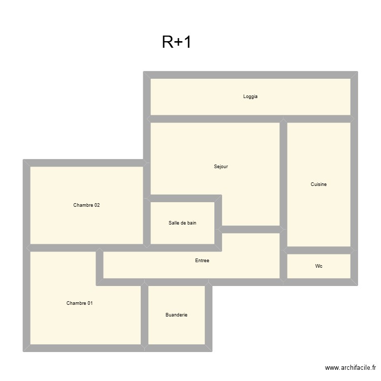 350602381. Plan de 9 pièces et 82 m2
