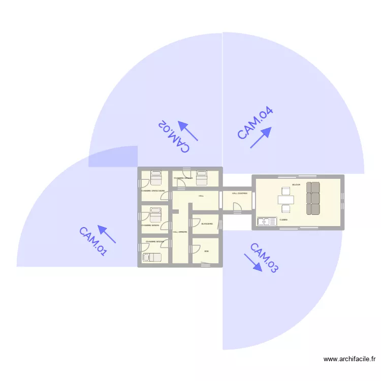plan bassetto video. Plan de 9 Pièces et 41 m²