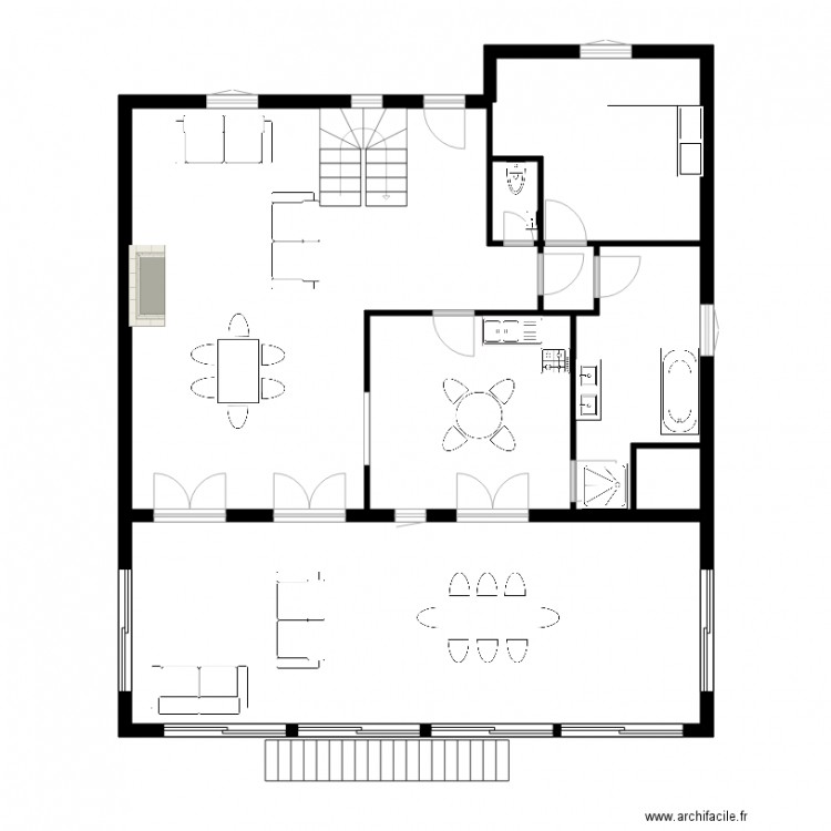 grippon. Plan de 0 pièce et 0 m2