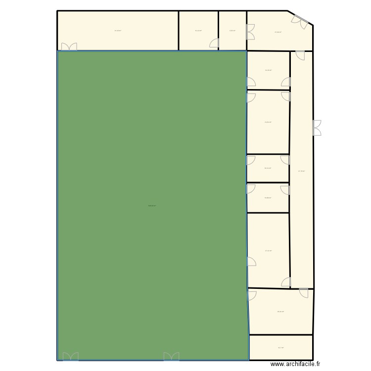 plan gymnase. Plan de 0 pièce et 0 m2