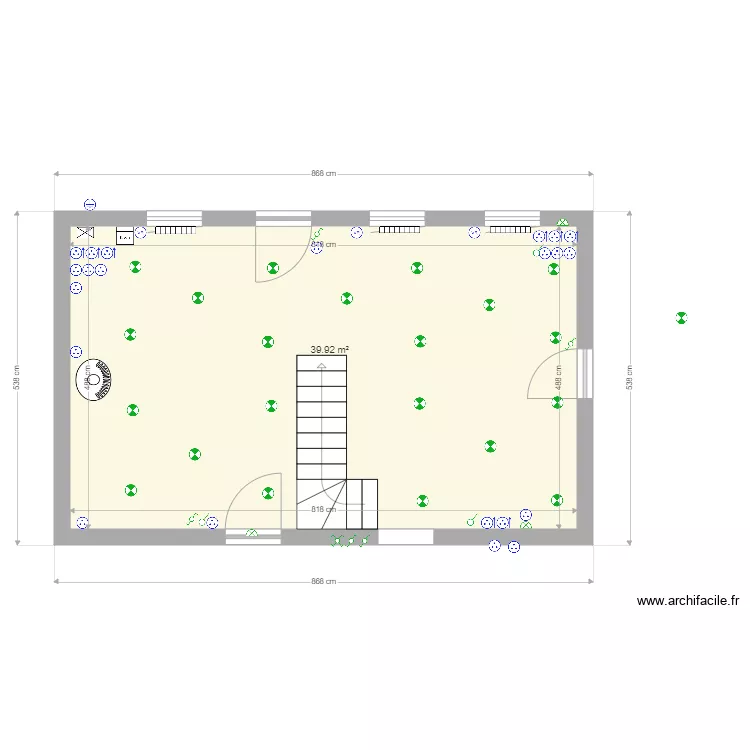 Plan Elec RDC Cysoing. Plan de 