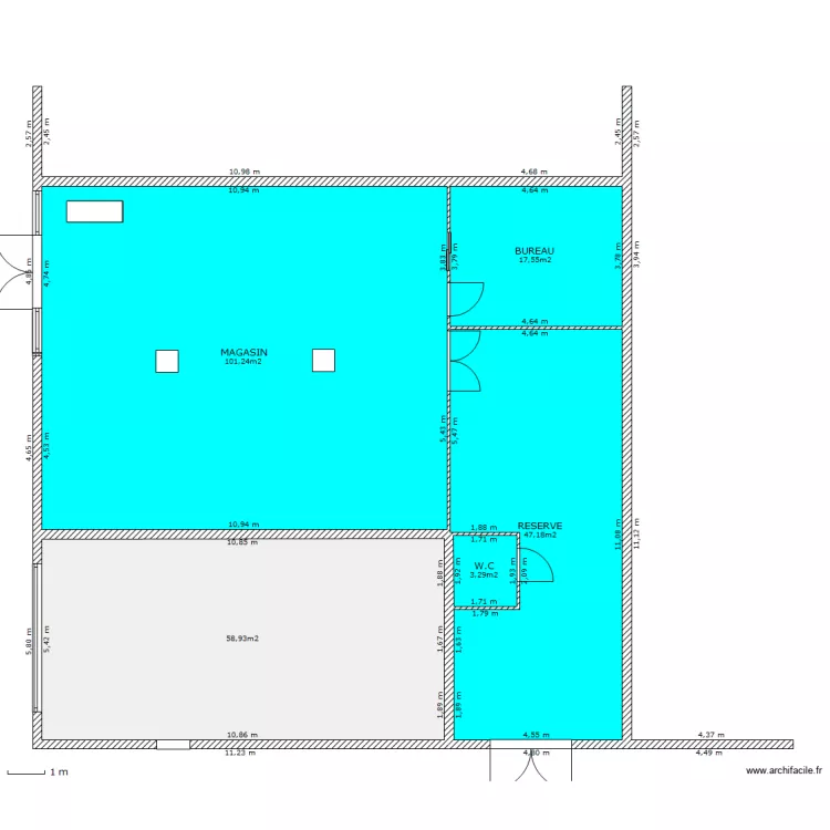 MAGASIN LA RENAUDI&Egrave; JUIN 2012. Plan de 