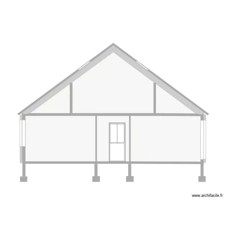 Fa&ccedil;ade N. Plan de 