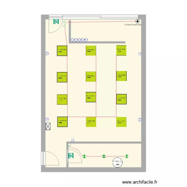 EPICERIE THEATRE. Plan de 