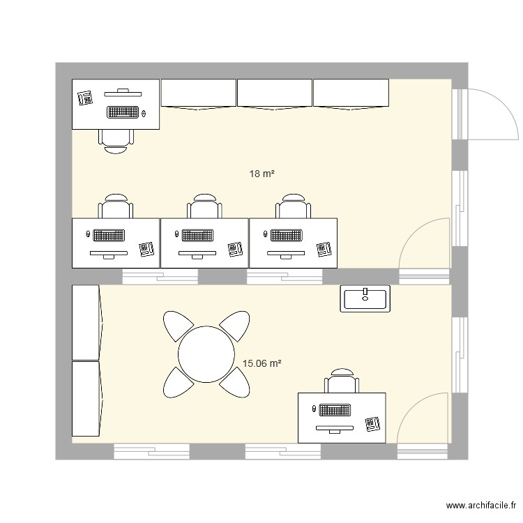 portakabin bureau chapiteau. Plan de 0 pièce et 0 m2