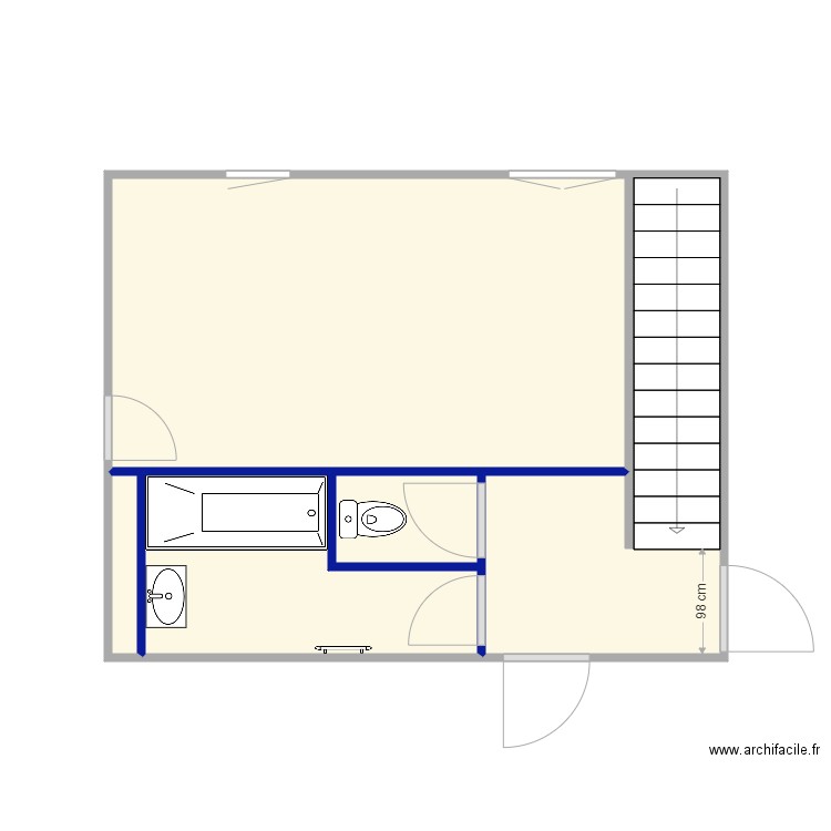 FOUCHIER. Plan de 0 pièce et 0 m2