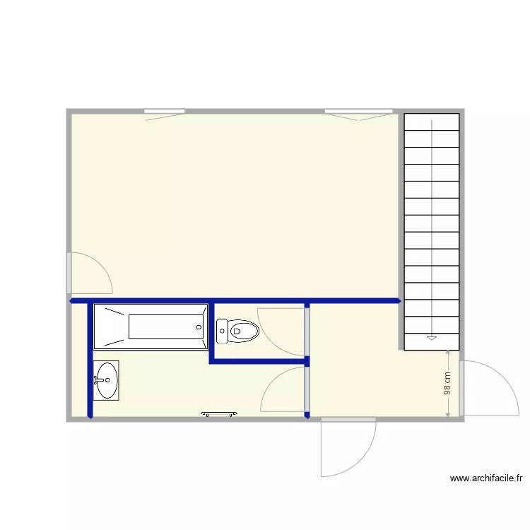 FOUCHIER. Plan de 
