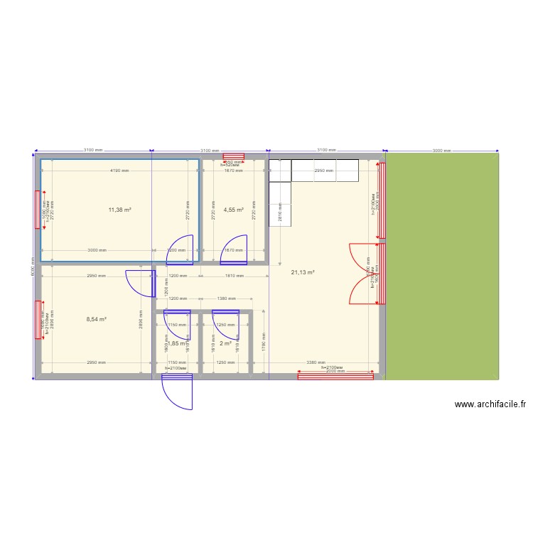 Трипл Скуэа. Plan de 0 pièce et 0 m2
