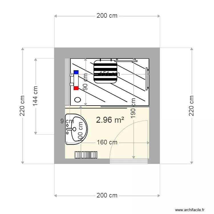 Chausse opheor projet. Plan de 