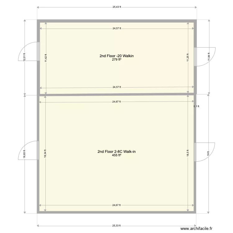 Cygnus 2nd floor. Plan de 