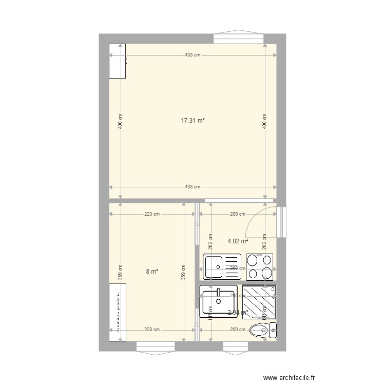 futur. Plan de 0 pièce et 0 m2