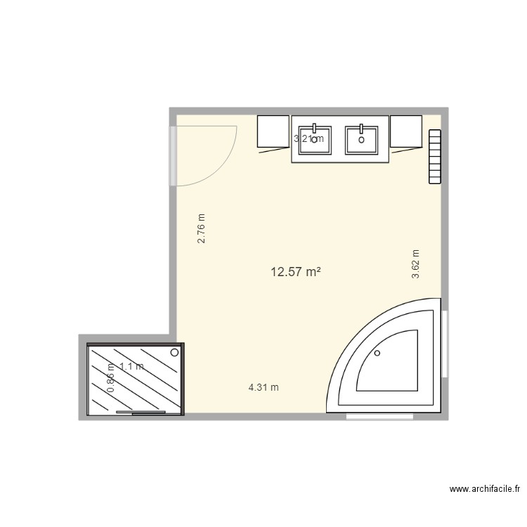 cellitti sdb av. Plan de 0 pièce et 0 m2