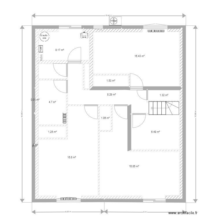 rdc Brem 5. Plan de 0 pièce et 0 m2