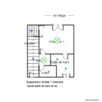 Plan luminaires - RDC 33m2