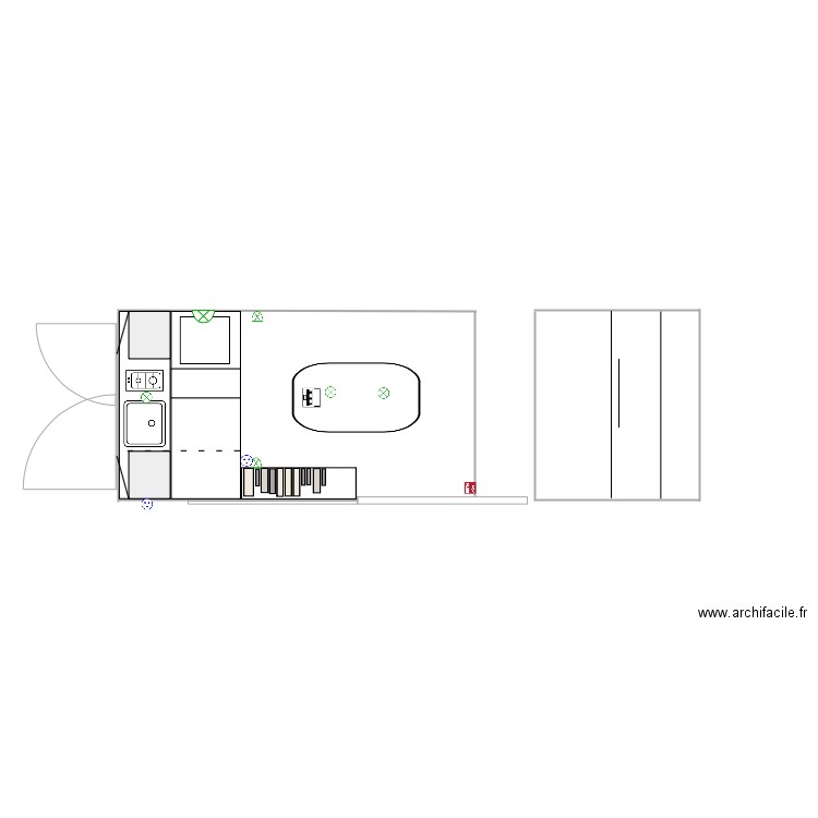 plan VW. Plan de 0 pièce et 0 m2