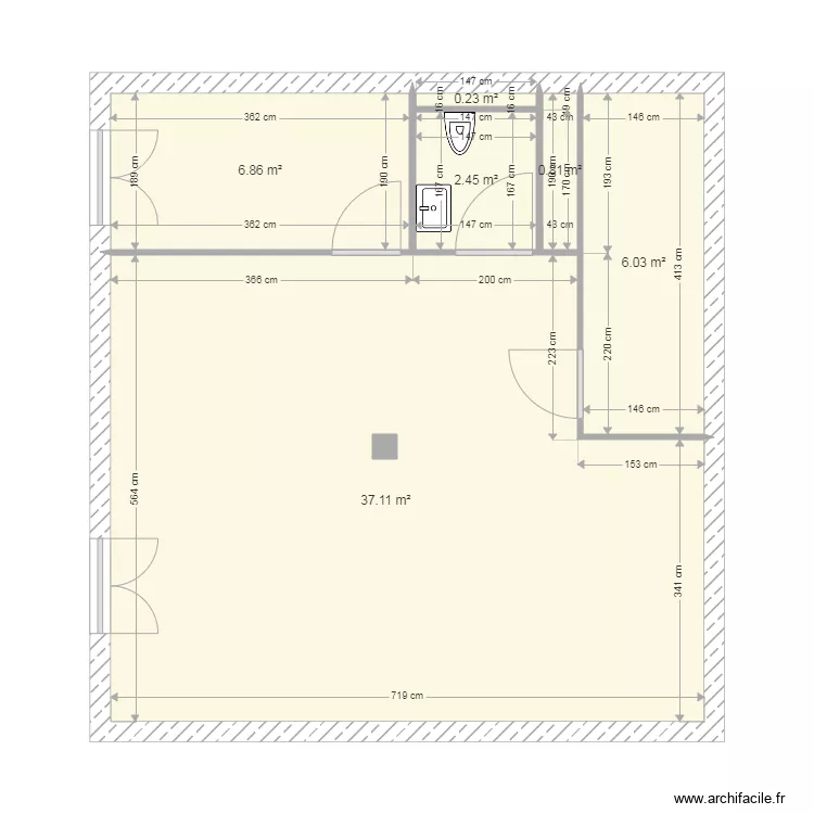 Amandine futur. Plan de 