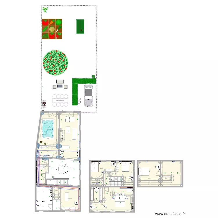 Baisieux projet BG. Plan de 