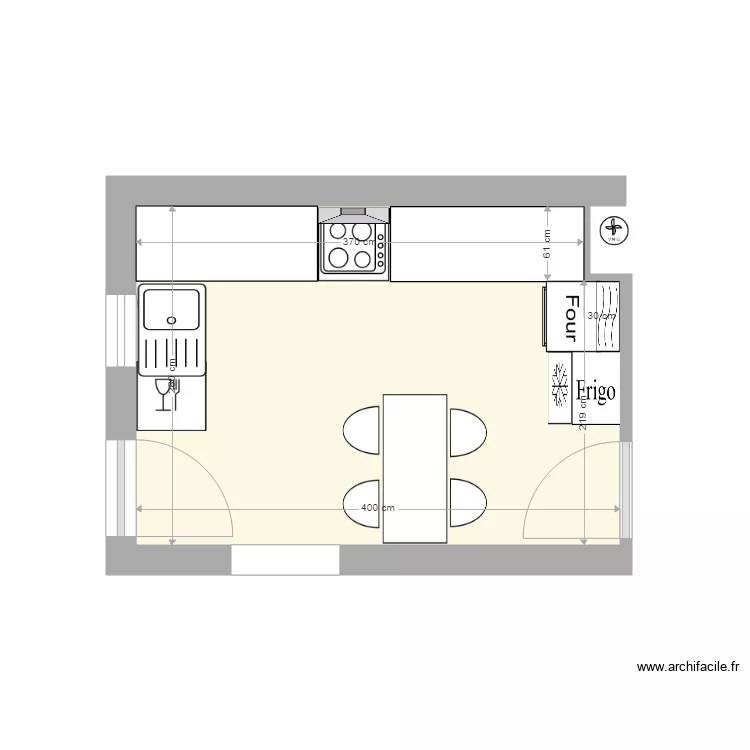 Annie Cuisine. Plan de 